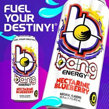 Bang Energy Nectarine Blueberry: Sugar-Free Energy Boost