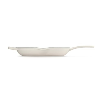 Le Creuset Enameled Cast Iron Signature Iron Handle Skillet, 11.75" (2-3/8 qt.), Meringue