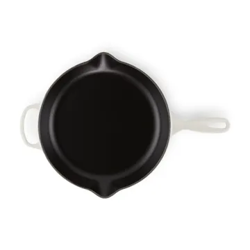 Le Creuset Enameled Cast Iron Signature Iron Handle Skillet, 11.75" (2-3/8 qt.), Meringue