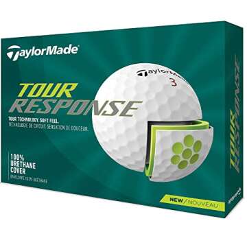 TaylorMade Men's Tour Response Golf Balls - White