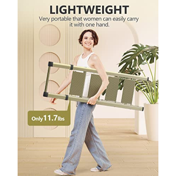 WOA WOA Lightweight 4 Step Folding Ladder for Home