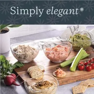 Elegant Vikko Dessert Bowls Set of 6 for Stylish Serving