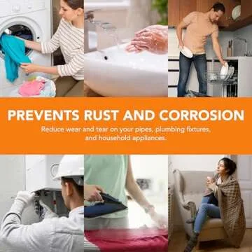 YARNA Capacitive Electronic Water Descaler Whole House Solution - No-Salt Softener System, Reduces Limescale Effects and Mineral Buildup, Compatible with Pipes Up to 1 Inch, Model CWD24