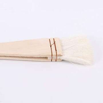 ZEONHEI 8 PCS Hake Brushes - Soft Goat Hair Art Brushes