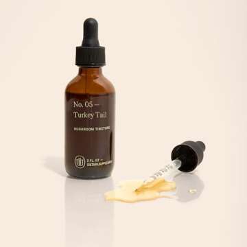 Uphoric Urth Turkey Tail Mushroom Extract - Double Extracted Fruitbody Mushroom Tincture | Immunity ...