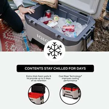 Igloo BMX 52 Quart Cooler - Durable Outdoor Essential