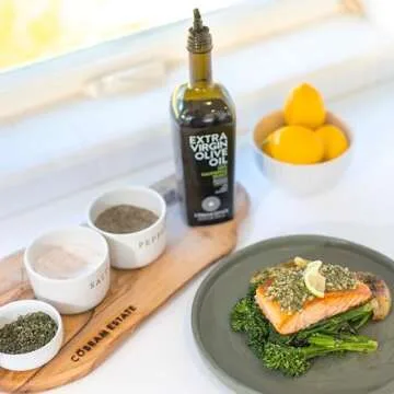 Cobram Estate California Select Extra Virgin Olive Oil - First Cold Pressed, Non-GMO, Keto Friendly, High in Antioxidants, Fruity & Balanced - Cold Pressed Olive Oil Bottle EVOO - 750ml (Pack of 1)