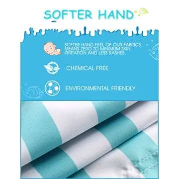 maamgic Boys Swim Trunks Toddler Swim Shorts Little Boys Bathing Suit Swimsuit Toddler Boy Swimwear,Stripe Greenwhite,2 T