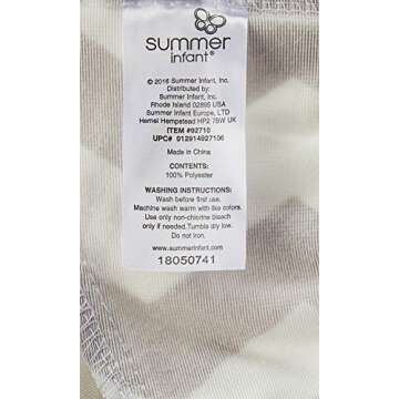 Summer Infant Ultra Plush Changing Pad Cover, Chevron