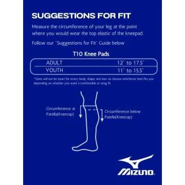 Mizuno Youth T10 Plus Volleyball Knee Pads - Perfect Fit