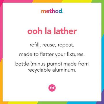 Method Gel Hand Soap, Vetiver + Amber, Reusable Black Aluminum Bottle, Biodegradable Formula, 12 oz (Pack of 3)