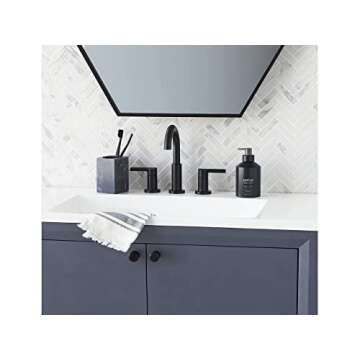 Method Gel Hand Soap, Vetiver + Amber, Reusable Black Aluminum Bottle, Biodegradable Formula, 12 oz (Pack of 3)