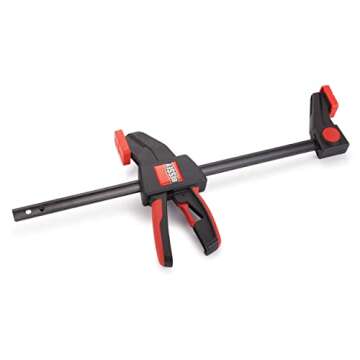 BESSEY EHK SERIES - 300 lb Clamping Force - EHKL06 Trigger Clamp Set - Ideal for Woodworking and DIY...