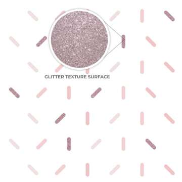 Sprinkles in Shade of Pink with Glitter Wall Decals 132pcs 2.9" - Rooms and Stickers