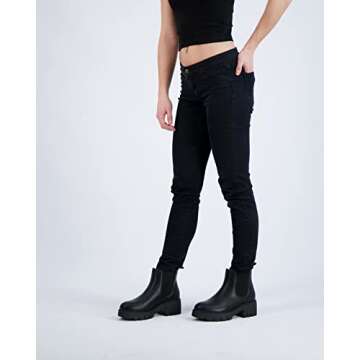 CUSHIONAIRE Women's Sasha slip on chelsea boot +Memory Foam