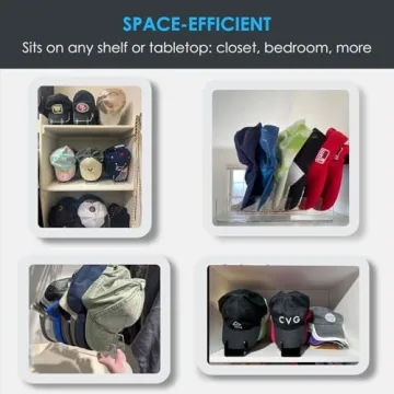 OAPRIRE No Install Hat Organizer for 14 Baseball Caps