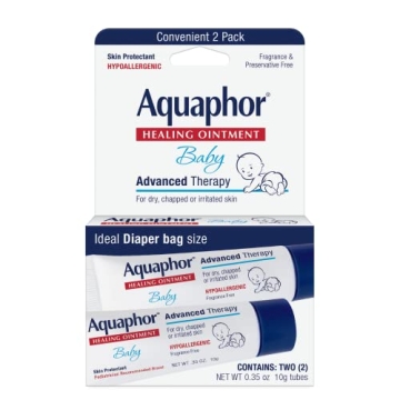 Aquaphor Baby Healing Ointment To-Go Pack - Gentle Skincare for Diaper Rash - 2 Count
