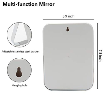 YEAKE Portable Makeup Mirror - 90° Adjustable Travel Design