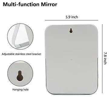 YEAKE Portable Makeup Mirror - 90° Adjustable Travel Design