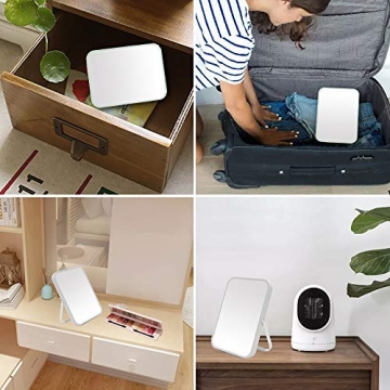 YEAKE Portable Makeup Mirror - 90° Adjustable Travel Design