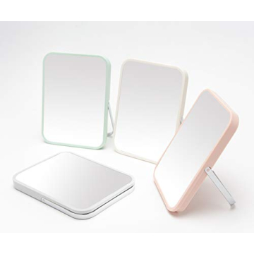 YEAKE Portable Makeup Mirror - 90° Adjustable Travel Design