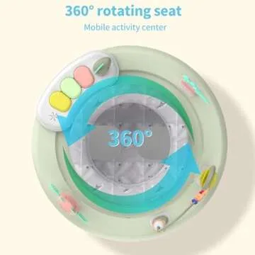 Versatile Baby Walker with 5 Heights for 6-12 Months