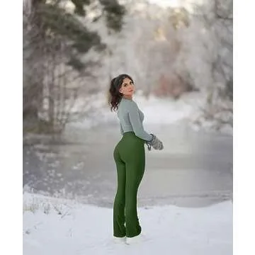 OQQ Women's Ribbed Yoga Pants for Comfort and Style