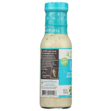 Primal Kitchen - Organic Ranch Dressing, Avocado Oil-Based, Vegan & Paleo Approved - (8 Oz X 2 Pack)