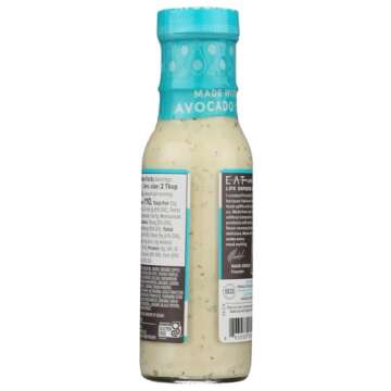 Primal Kitchen - Organic Ranch Dressing, Avocado Oil-Based, Vegan & Paleo Approved - (8 Oz X 2 Pack)