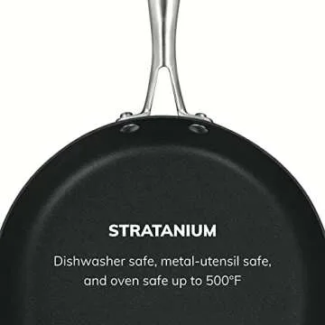 Scanpan Professional Fry Pan Set - Includes 9.5” & 11” Fry Pans - Easy-to-Use Nonstick Cookware - Dishwasher, Metal Utensil & Oven Safe - Made in Denmark