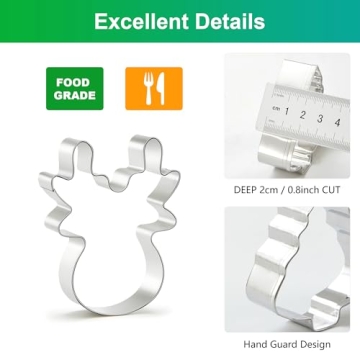 ESDOPA Stainless Steel Christmas Cookie Cutters Set