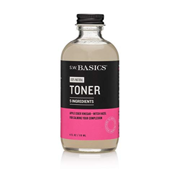 S.W. Basics Toner, Witch Hazel Face Toner for Sensitive Skin and Acne-Prone Skin, Organic and Cruelt...