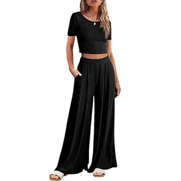 Ekouaer Comfy Women's Lounge Set with Pockets