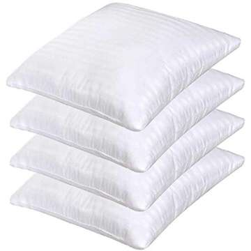 Premium Bed Pillows for Comfortable Sleep - 2 Pack