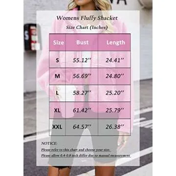 Nirovien Women's Fuzzy Fleece Jacket Stylish Winter Wear