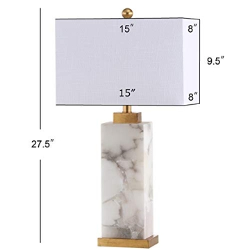 Elegant JONATHAN Y Alabaster LED Table Lamp