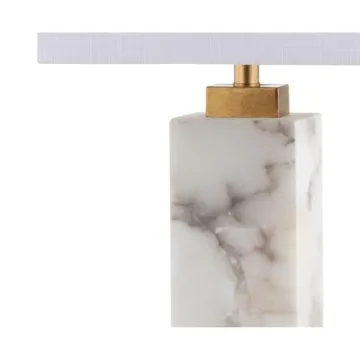 Elegant JONATHAN Y Alabaster LED Table Lamp