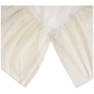 100% Cotton Percale Ruffled Crib Skirt for Stylish Nurseries