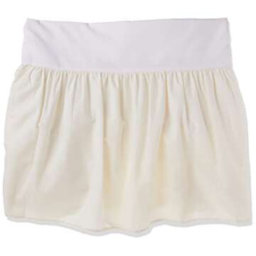 100% Cotton Percale Ruffled Crib Skirt for Stylish Nurseries