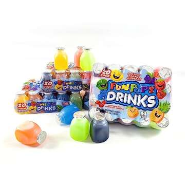 Fun Pops Kids Juice Drink Variety Pack Under 1g Sugar