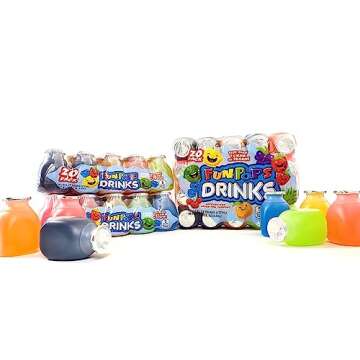 Fun Pops Kids Juice Drink Variety Pack Under 1g Sugar