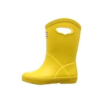 Hunter Kids Unisex Original Kids' First Classic Rain Boot (Toddler/Little Kid) Yellow UK 6 (US 7 Toddler) M