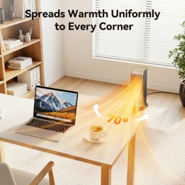 1500W Electric Space Heater with Remote Control and Timer