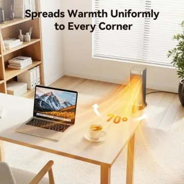 1500W Electric Space Heater with Remote Control and Timer