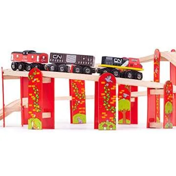 Bigjigs Rail High Level Train Expansion Pack for Kids