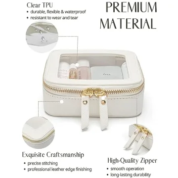 Durable Small Cosmetic Bag for Travel & Everyday Use