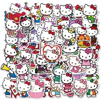100 Adorable Hello Kitty Stickers for Creative Fun
