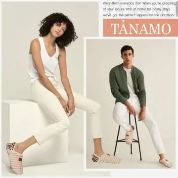 Tanamo House Slippers for Women Men Indoor Barefoot Slippers Socks Slip on House Shoes Cozy Comfy Slippers for Home Bedroom Travel Yoga