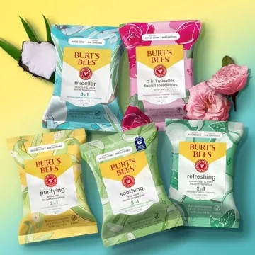 Burt's Bees Aloe Vera Face Wipes, 3-Pack for Sensitive Skin
