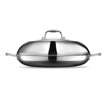 HexClad 14-Inch Frying Pan - Nonstick & Induction Ready